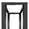 Стойка открытая телекоммуникационная EXEGATE EOR2-24U.1000.BLACK EX301162RUS